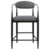 Tina - Metal Counter Height Bar Stool With Upholstered Back And Seat (Set of 2) by Coaster Fine Furniture | Bel Furniture