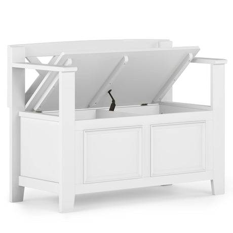 Amherst - Small Transitional Entryway Storage Bench - view 21