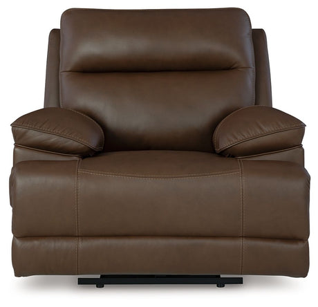 Vonryan - Tobacco - Power Recliner / Adj Headrest by Signature Design by Ashley® | Bel Furniture