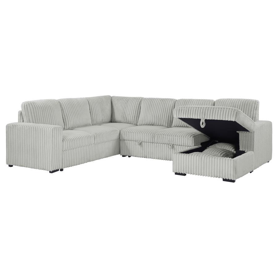 Devonshire - Sleeper Sectional Sofa Storage Chaise