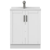 Kyle - Laundry Cabinet & Faucet And Stainless Steel Sink