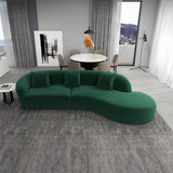 Elijah - Japandi Style Curvy Sectional Sofa