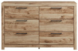 Hyanna - Tan Brown - Six Drawer Dresser by Signature Design by Ashley® | Bel Furniture