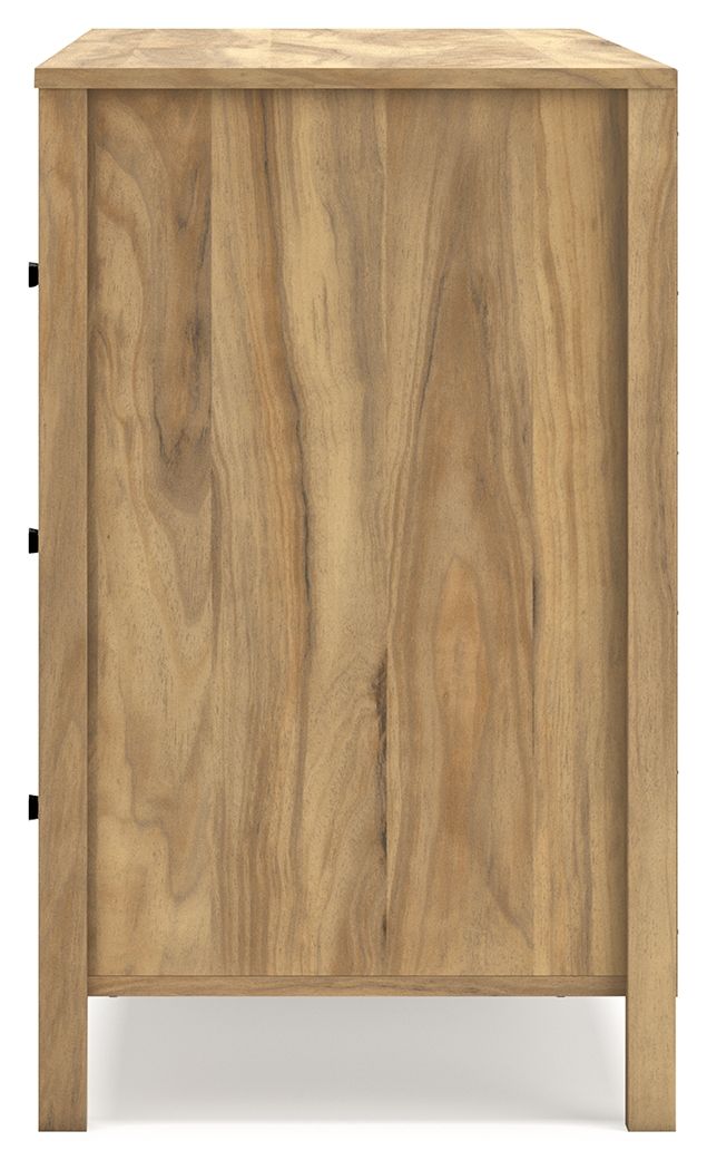 Bermacy - Light Brown - Six Drawer Dresser by Signature Design by Ashley® | Bel Furniture