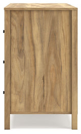 Bermacy - Light Brown - Six Drawer Dresser by Signature Design by Ashley® | Bel Furniture