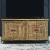 Camney - Brown / Black - Accent Cabinet by Signature Design by Ashley® | Bel Furniture