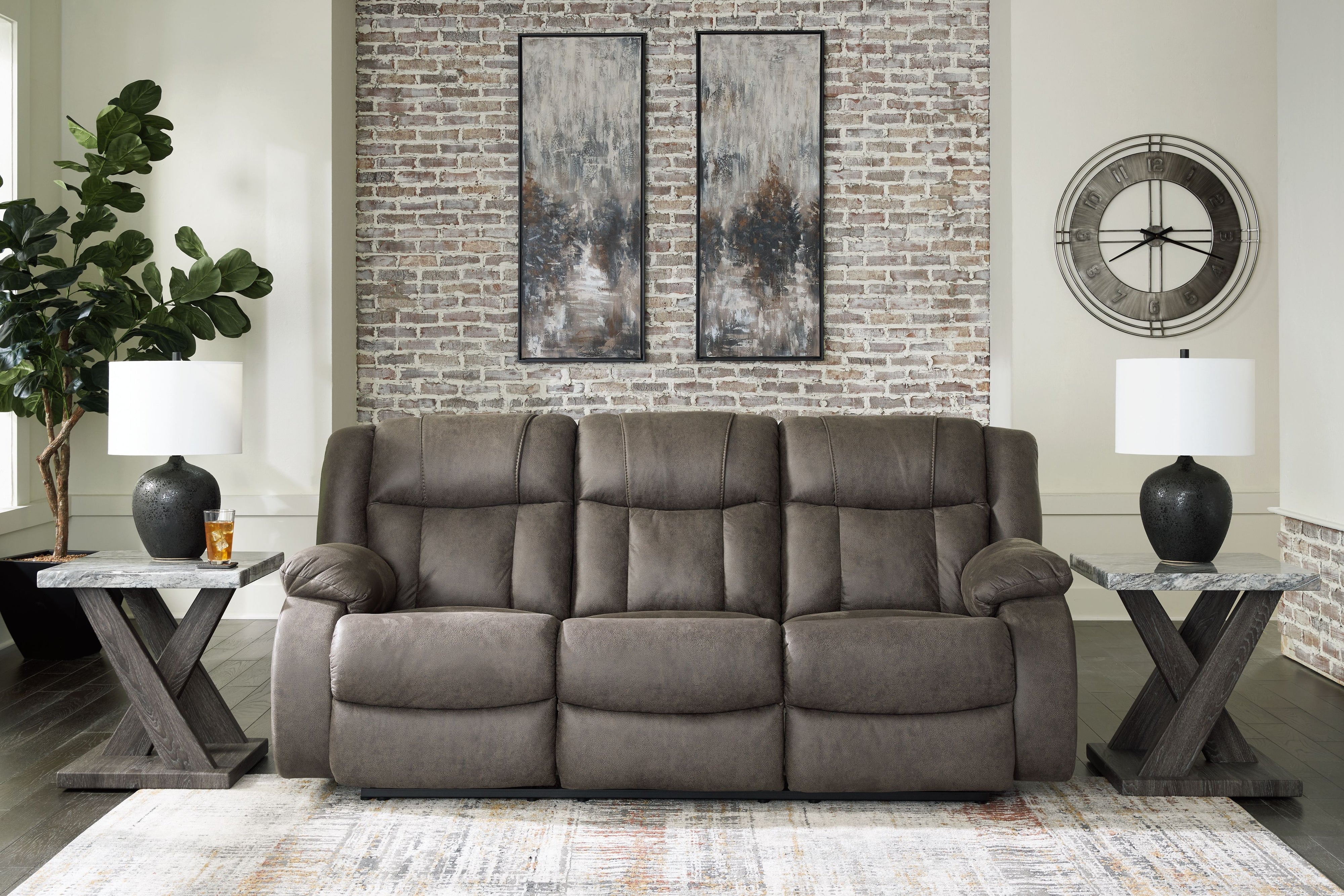 First Base - Reclining Living Room Set