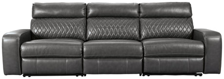 Samperstone - Power Reclining Sectional - view 4