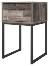 Neilsville - Black / Gray - One Drawer Night Stand by Signature Design by Ashley® | Bel Furniture