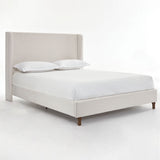Harper - Tall Headboard Upholstered Bed / High Headboard / Elegant Simplicity / No Box Spring Needed