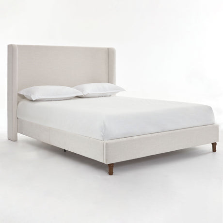 Harper - Tall Headboard Upholstered Bed / High Headboard / Elegant Simplicity / No Box Spring Needed - view 25