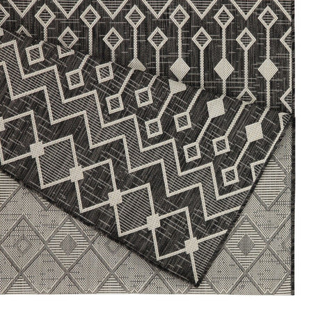 Sunshine - 5'3" X 7'3" Indoor, Outdoor Area Rug - Anthracite - view 4