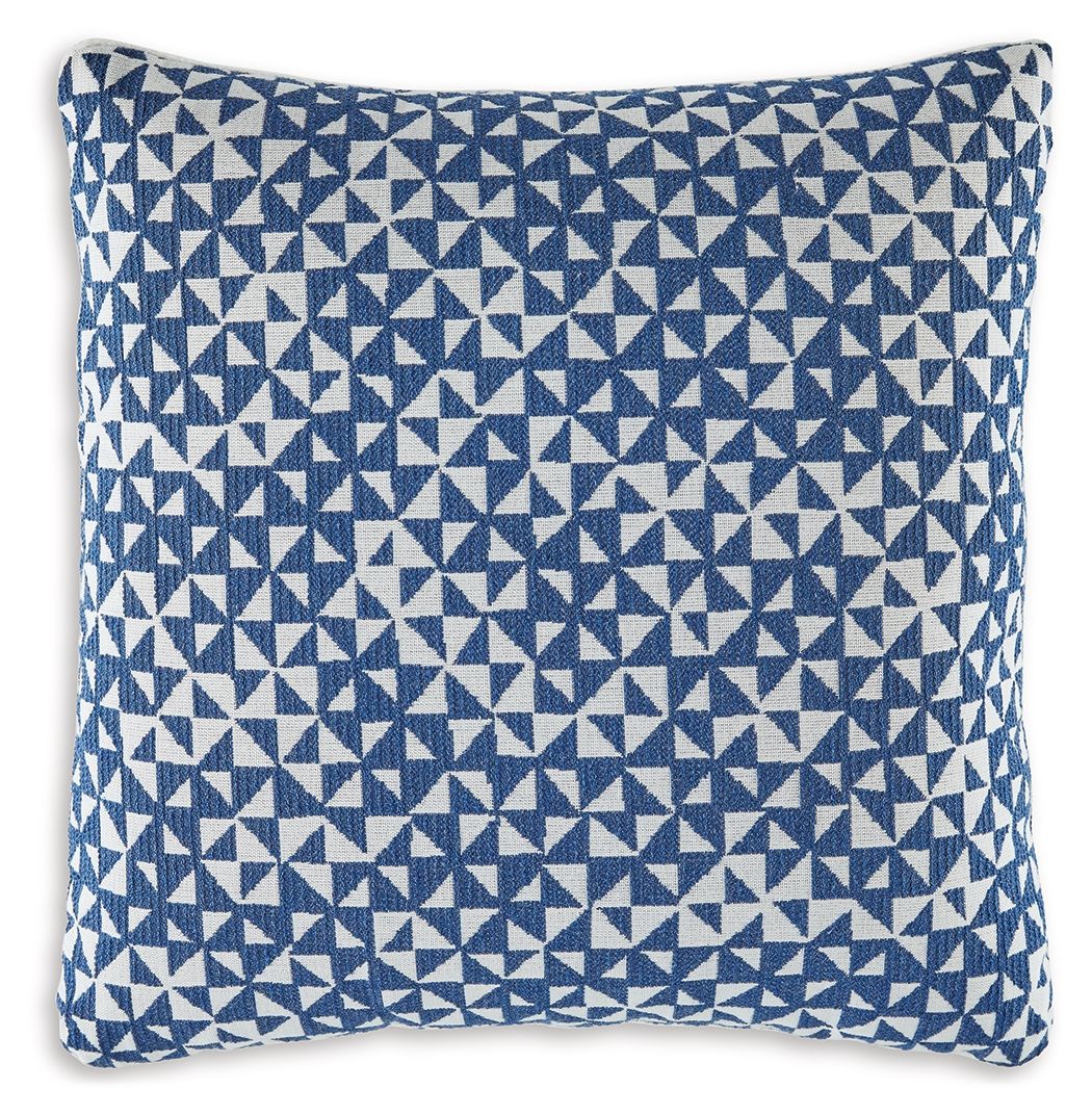 Jaycott Next-Gen Nuvella Pillow (Set of 4) Blue and White