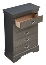 Sleek Transitional Chest - Metal Black by Glory Furniture | Bel Furniture
