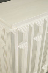 Ornawel - Distressed White - Accent Cabinet by Signature Design by Ashley® | Bel Furniture
