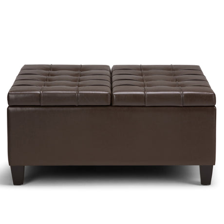 Harrison - Upholstered Coffee Table Storage Ottoman - view 18
