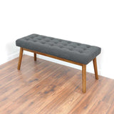 Delilah - Modern Bench - Gray by Ashcroft Furniture | Bel Furniture