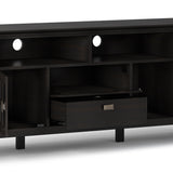 Artisan - TV Media Stand - Hickory Brown by Simpli-Home | Bel Furniture