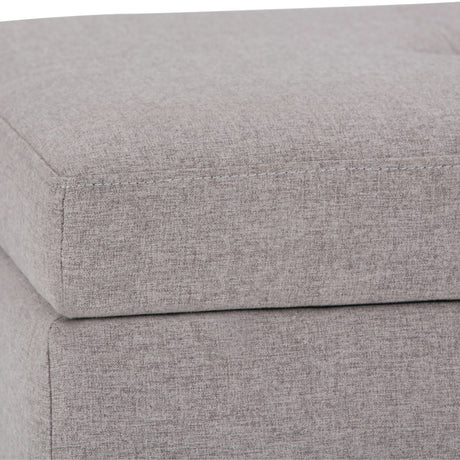 Oregon - Contemporary Storage Ottoman Bench With Tray - view 24