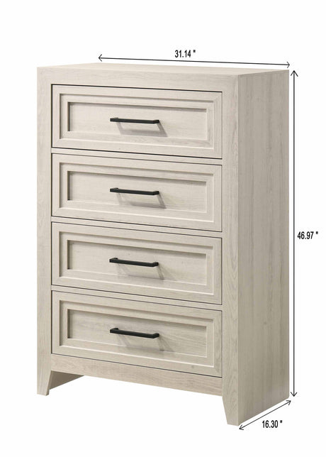 Lorraine - Chest - Antique White by Crown Mark | Bel Furniture