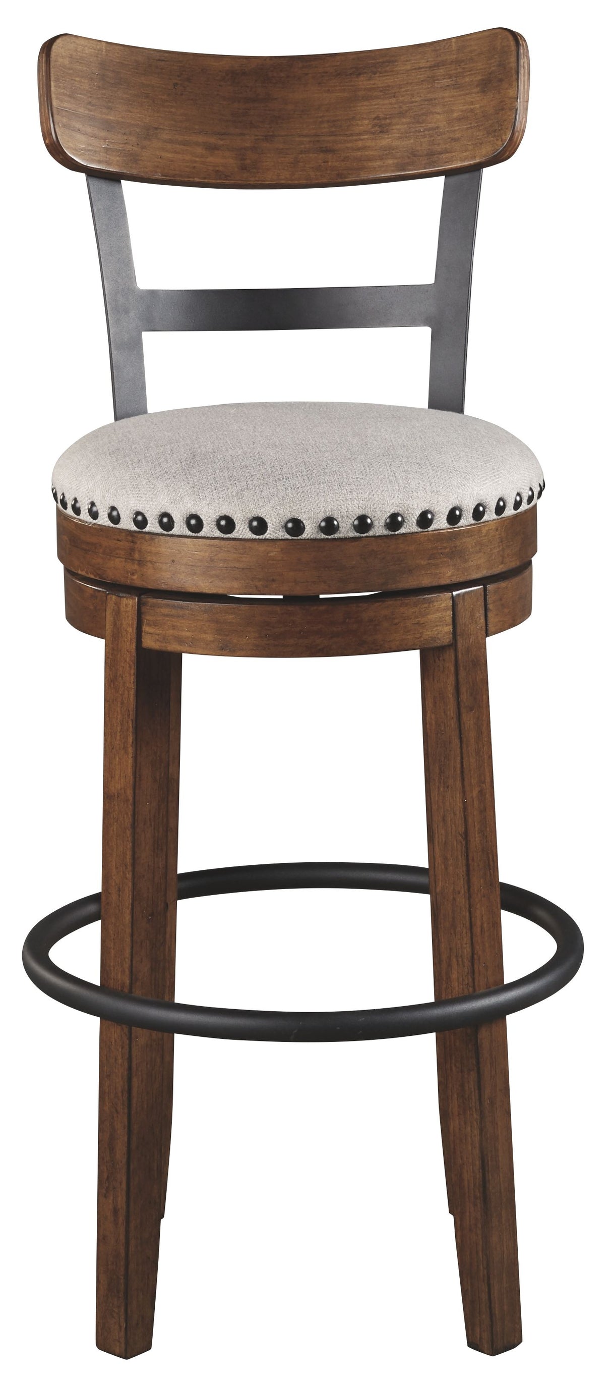 Valebeck - Tall Upholstered Swivel Barstool by Signature Design by Ashley® | Bel Furniture