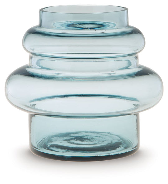 Vallmen - Blue Blue 8"W x 8"D x 7"H by Signature Design by Ashley® | Bel Furniture