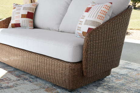 Double Point - Loveseat, Swivel Chairs Set (Set of 3) - Beige - view 6