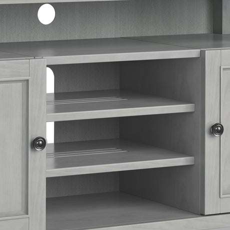 Amherst - TV Media Stand, Handcrafted by Simpli-Home | Bel Furniture