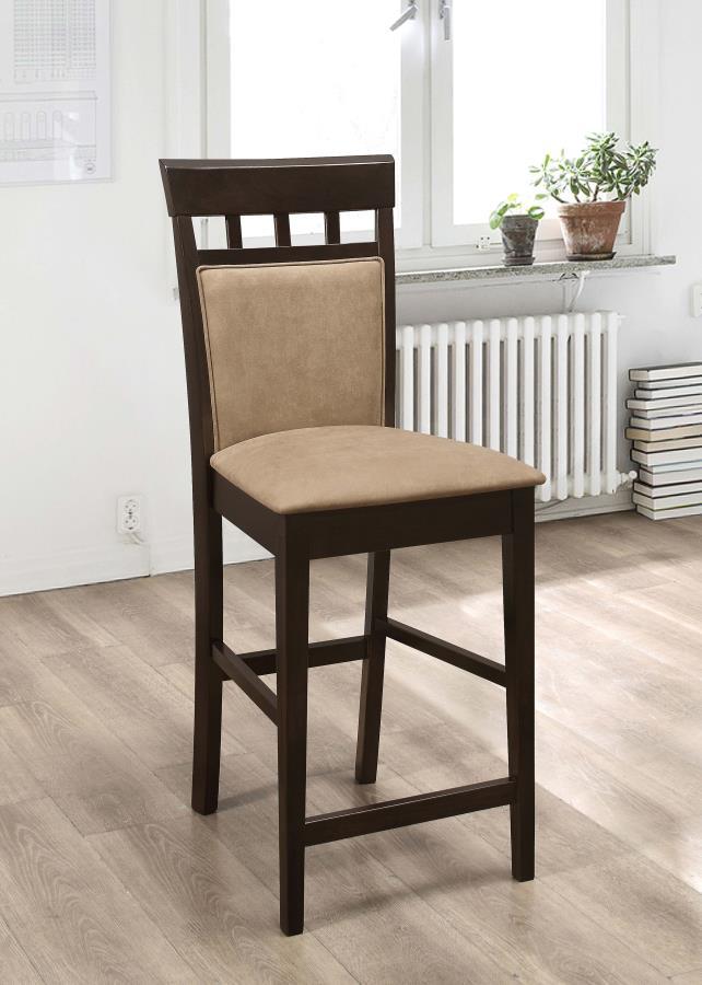 Gabriel - Closed Back Counter Chair (Set of 2) - Cappuccino by CoasterEveryday | Bel Furniture