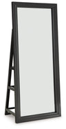 Evesen - Floor Standing Mirror/Storage Black by Signature Design by Ashley® | Bel Furniture