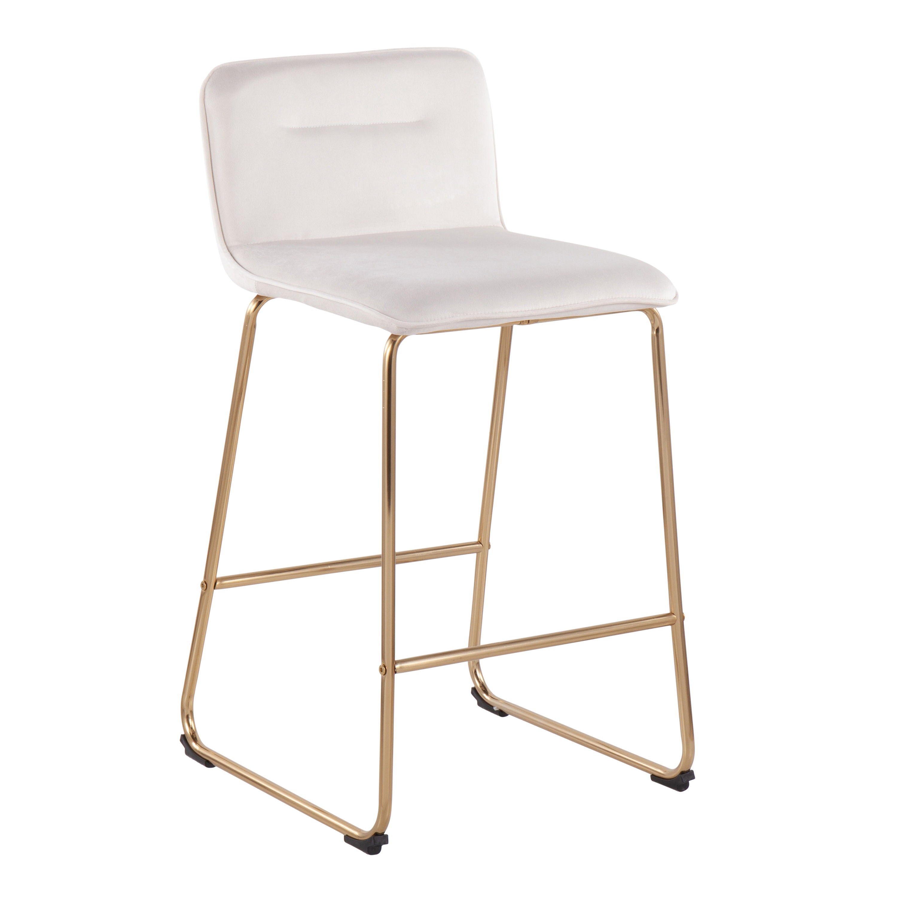 Casper - Fixed Height Contemporary Counter Stool (Set of 2)