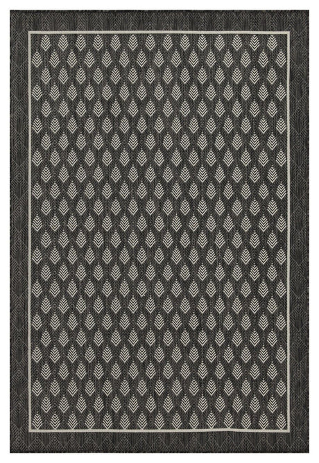 Sunshine - Indoor / Outdoor Polypropylene Area Rug Dark Gray by Icona Home Decor | Bel Furniture