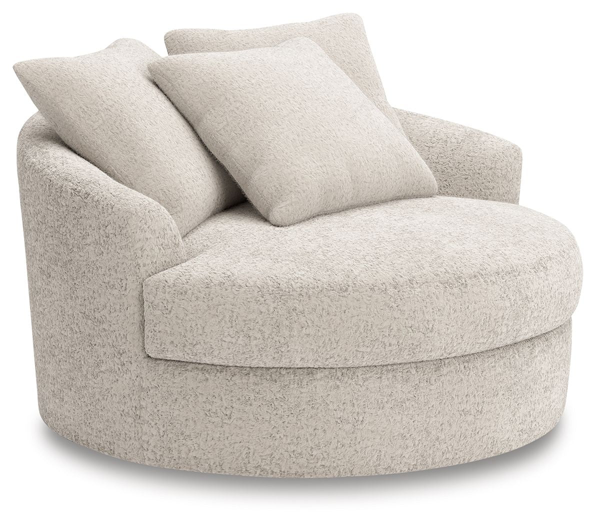 Cuddle Plush - Arctic - Oversized Swivel Accent Chair by Signature Design by Ashley® | Bel Furniture