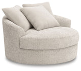 Cuddle Plush - Arctic - Oversized Swivel Accent Chair by Signature Design by Ashley® | Bel Furniture