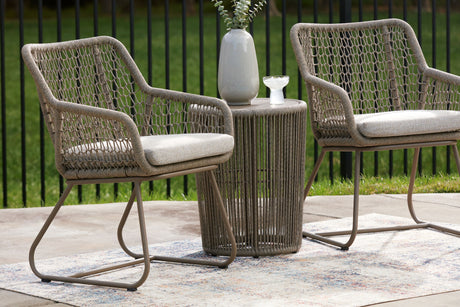 Majors Beach - Outdoor Table And 2 Chairs (Set of 3) - Beige - view 7