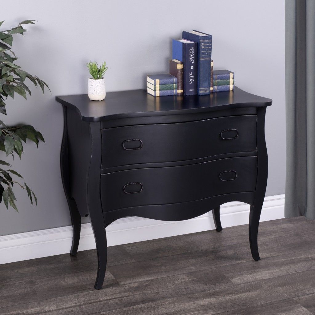 2 Drawer Chest - Black