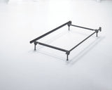 Anarasia - Full Sleigh Headboard with Bolt on Bed Frame - White