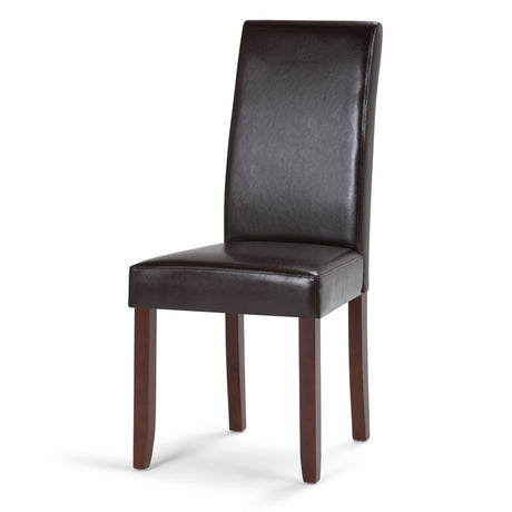 Acadian - Parson Dining Chair (Set of 2) - Tanners Brown by Simpli-Home | Bel Furniture