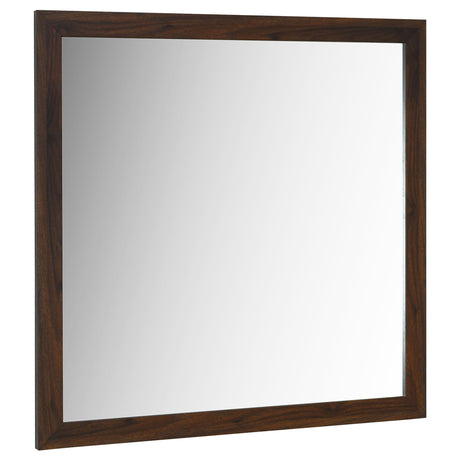Welsley - Dresser Mirror - Walnut by Coaster Fine Furniture | Bel Furniture