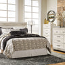 Bellaby - Dresser, Mirror, Panel Headboard Set Light Brown by Signature Design by Ashley® | Bel Furniture