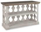 Havalance - Console Sofa Table - Gray / White