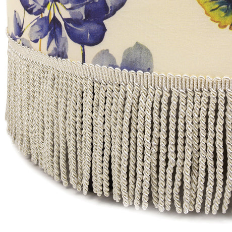 Yolanda - Round Upholstered Accent Ottoman by Jennifer Taylor Home | Bel Furniture