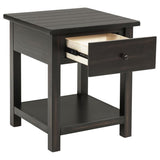 Payne - 1 Drawers Wood End Table with Shelf by Coaster Fine Furniture | Bel Furniture