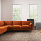Amber - Velvet Corner Sectional Sofa