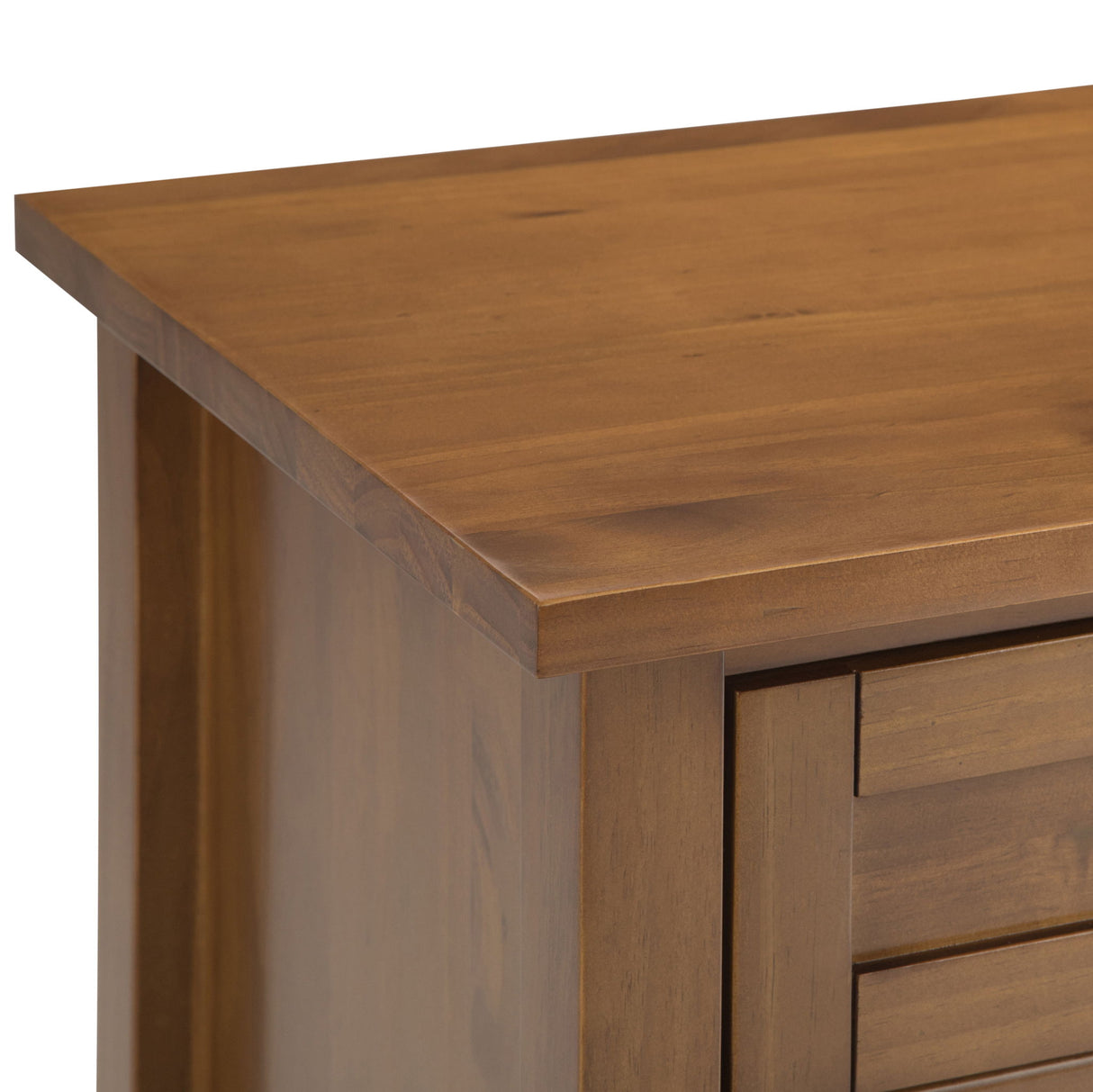 Warm Shaker - Bedside Table - Light Golden Brown by Simpli-Home | Bel Furniture