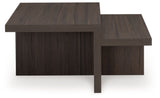 Zendex - Brown - Occasional Table Set (Set of 2) by Signature Design by Ashley® | Bel Furniture