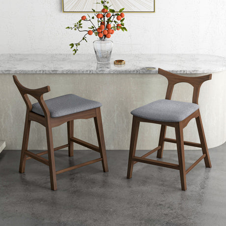 Hester - Upholstered, Square Bar Chair (Set of 2) - view 9