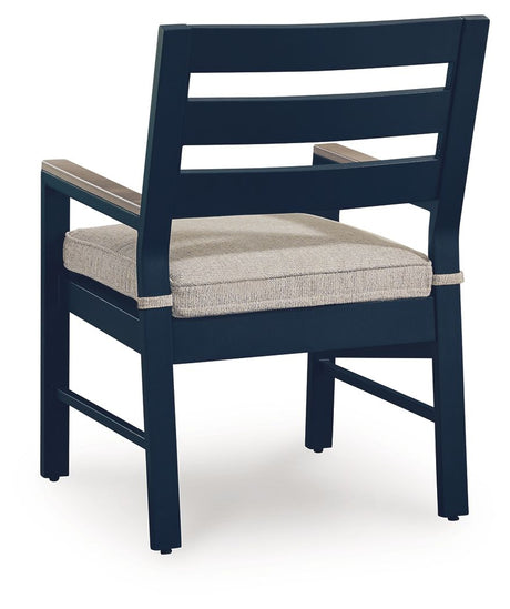 East Beach - Arm Chair With Cushion (Set of 2) - Blue - view 5