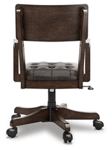 Breckington - Dark Brown - Home Office Desk Chair by Signature Design by Ashley® | Bel Furniture
