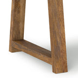 Whitley - Dining Table In Burnt Wax - Brown by Simpli-Home | Bel Furniture